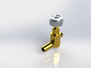 3D Stove gas valve model 3D Model