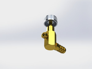 3D Stove gas valve model 3D Model