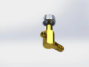 3D Stove gas valve model 3D Model
