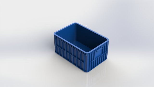 Goods Container Model 3D .c4d .max .obj .3ds .fbx .stl .blend 