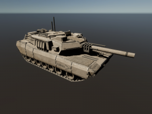 KB05 Heavy Armored SciFi Tank 3D Модель