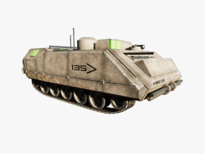 APC Scifi Tank KB03 3D 모델