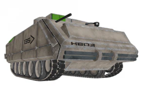 APC Scifi Tank KB03 3D Model