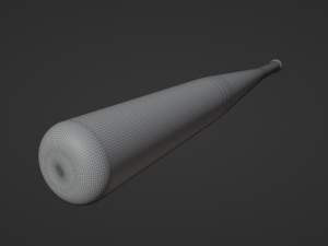 Baseball bat Gold-carbone 3D Model