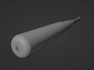 Baseball bat Gold-carbone 3D Model