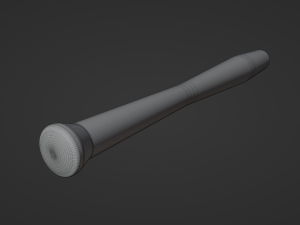 Baseball bat Gold-carbone 3D Model