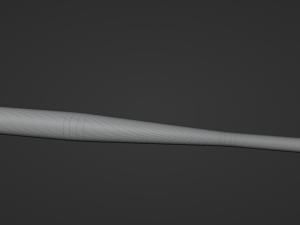 Baseball bat Gold-carbone 3D Model