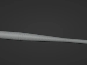 Baseball bat Gold-carbone 3D Model