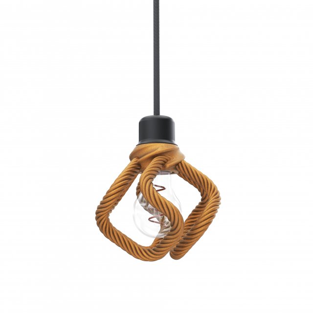 Rope cube lampshade-Ready to print 3D Print Model .c4d .max .obj .3ds .fbx .stl .blend 