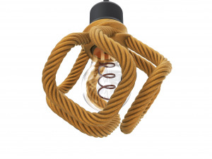 Rope cube lampshade-Ready to print 3D Print Model