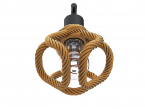 Rope cube lampshade-Ready to print 3D Print Model