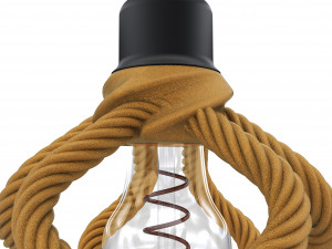 Rope cube lampshade-Ready to print 3D Print Model