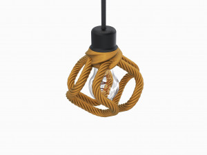 Rope cube lampshade-Ready to print 3D Print Model