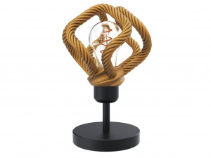 Rope cube lampshade-Ready to print 3D Print Model