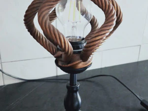 Rope cube lampshade-Ready to print 3D Print Model