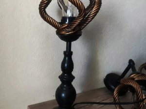 Rope cube lampshade-Ready to print 3D Print Model