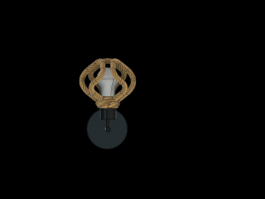 Rope cube lampshade-Ready to print 3D Print Model