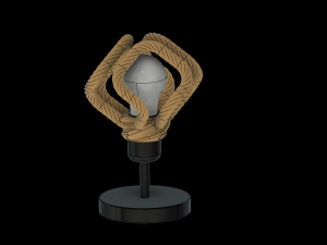 Rope cube lampshade-Ready to print 3D Print Model