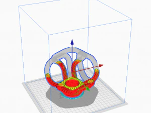 Rope cube lampshade-Ready to print 3D Print Model