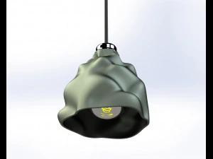 Wrinkled lampshade-Ready to print 3D Print Model