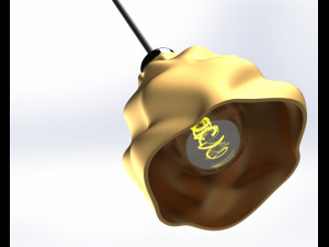 Wrinkled lampshade-Ready to print Modelo de Impressão 3D