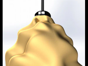 Wrinkled lampshade-Ready to print 3D Print Model
