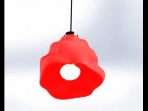 Wrinkled lampshade-Ready to print 3D Print Model