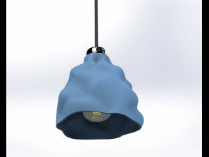 Wrinkled lampshade-Ready to print Modelo de Impressão 3D