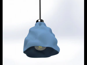 Wrinkled lampshade-Ready to print 3D Print Model