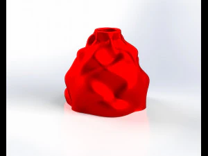 Wrinkled lampshade-Ready to print 3D Print Model