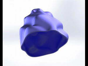 Wrinkled lampshade-Ready to print 3D Print Model