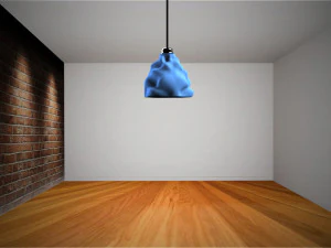 Wrinkled lampshade-Ready to print 3D Print Model