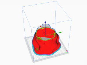 Wrinkled lampshade-Ready to print 3D Print Model
