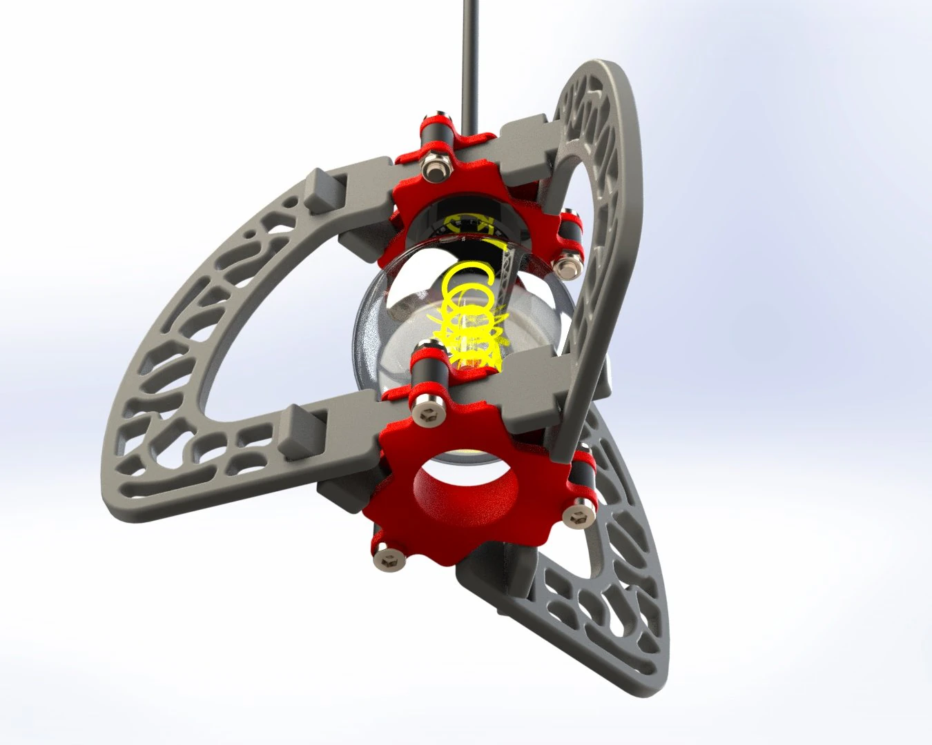 Butterfly lampshade-ready to print 3D Print Model .c4d .max .obj .3ds .fbx .stl .blend 