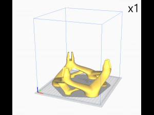 Butterfly lampshade-ready to print 3D Print Model