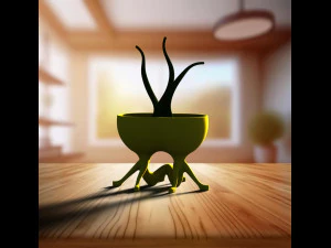 Pure love flower pot-ready to print 3D Print Model