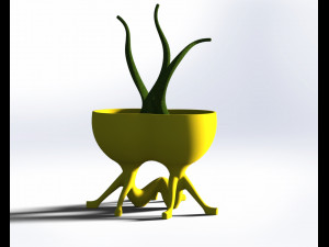 Pure love flower pot-ready to print 3D Druckmodell