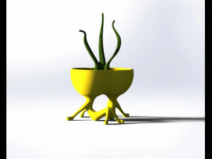 Pure love flower pot-ready to print 3D Print Model