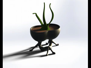 Pure love flower pot-ready to print 3D Print Model