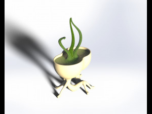 Pure love flower pot-ready to print 3D Druckmodell