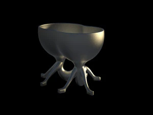 Pure love flower pot-ready to print 3D Print Model