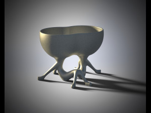 Pure love flower pot-ready to print 3D Druckmodell
