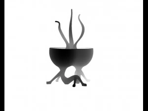 Pure love flower pot-ready to print 3D Print Model