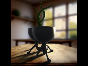 Pure love flower pot-ready to print 3D Print Model