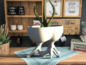 Pure love flower pot-ready to print 3D Druckmodell