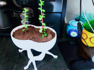 Pure love flower pot-ready to print 3D Druckmodell