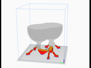 Pure love flower pot-ready to print 3D Druckmodell