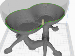 Pure love flower pot-ready to print 3D Druckmodell