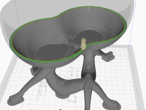 Pure love flower pot-ready to print 3D Print Model