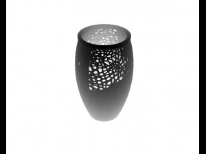 Honeycomb flower pot-ready to print 3D Print Model